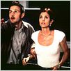 Scream 2 : photo Courteney Cox, David Arquette, Wes Craven