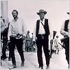 The Wild Bunch : photo Ben Johnson, Ernest Borgnine, Sam Peckinpah, Warren Oates, William Holden