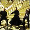 Matrix Reloaded : photo Andy Wachowski, Keanu Reeves, Lana Wachowski, Ousaun Elam