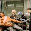 Hellboy : photo John Hurt, Ron Perlman, Rupert Evans