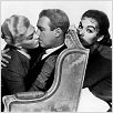 Vertigo : photo Alfred Hitchcock, James Stewart, Kim Novak