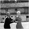 Vertigo : photo Alfred Hitchcock, James Stewart, Kim Novak