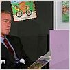 Fahrenheit 911 : photo George W. Bush, Michael Moore