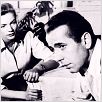 Gangster in Key Largo : photo Humphrey Bogart, John Huston, Lauren Bacall
