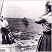 Gangster in Key Largo : photo Humphrey Bogart, John Huston, Lauren Bacall