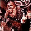 Krieg der Sterne : photo George Lucas, Harrison Ford, Peter Mayhew