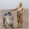 Krieg der Sterne : photo Anthony Daniels, George Lucas, Kenny Baker
