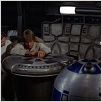 Krieg der Sterne : photo Anthony Daniels, Carrie Fisher, George Lucas, Kenny Baker, Mark Hamill