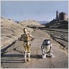 Die Rückkehr der Jedi-Ritter : photo Anthony Daniels, George Lucas, Kenny Baker, Richard Marquand