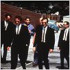 Reservoir Dogs : photo Chris Penn, Edward Bunker, Harvey Keitel, Michael Madsen, Quentin Tarantino