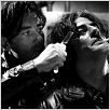 Sin City : photo Benicio Del Toro, Clive Owen, Frank Miller, Quentin Tarantino, Robert Rodriguez