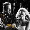 Sin City : photo Bruce Willis, Frank Miller, Jessica Alba, Quentin Tarantino, Robert Rodriguez