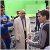 Superman Returns : photo Brandon Routh, Bryan Singer, Kevin Spacey