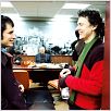 The Science of Sleep : photo Gael García Bernal, Michel Gondry