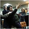 The Science of Sleep : photo Alain Chabat, Aurélia Petit, Gael García Bernal, Michel Gondry, Sacha Bourdo