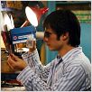 The Science of Sleep : photo Gael García Bernal, Michel Gondry