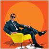 OSS 117 - Der Spion, der sich liebte : poster Jean Dujardin, Michel Hazanavicius