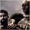 300 : photo Gerard Butler, Rodrigo Santoro, Zack Snyder