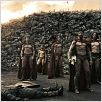 300 : photo Gerard Butler, Tom Wisdom, Vincent Regan, Zack Snyder