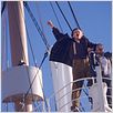 Titanic : photo Danny Nucci, James Cameron, Leonardo DiCaprio
