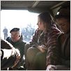 Children of Men : photo Alfonso Cuarón, Claire-Hope Ashitey, Clive Owen, Pam Ferris, Peter Mullan (II)