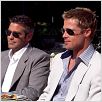 Ocean's Eleven : photo Brad Pitt, George Clooney, Steven Soderbergh