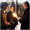 Prestige - Die Meister der Magie : photo Andy Serkis, Christopher Nolan, David Bowie, Hugh Jackman