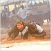 Blood Diamond : photo Djimon Hounsou, Edward Zwick, Leonardo DiCaprio