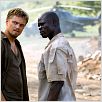 Blood Diamond : photo Djimon Hounsou, Edward Zwick, Leonardo DiCaprio