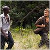 Blood Diamond : photo Djimon Hounsou, Edward Zwick, Leonardo DiCaprio