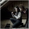 Sweeney Todd : photo Helena Bonham Carter, Johnny Depp, Tim Burton