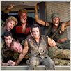 Tropic Thunder : photo Ben Stiller, Brandon T. Jackson, Jack Black, Jeff Portnoy, Nick Nolte