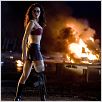 Planet Terror : photo Robert Rodriguez, Rose McGowan