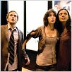 Cloverfield : photo J.J. Abrams, Jessica Lucas, Lizzy Caplan, Matt Reeves, Michael Stahl-David