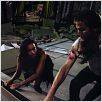 Cloverfield : photo J.J. Abrams, Jessica Lucas, Matt Reeves, Michael Stahl-David, Odette Annable