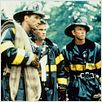 Backdraft : photo Kurt Russell, Ron Howard, Scott Glenn, William Baldwin
