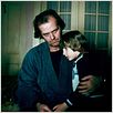 Shining : photo Danny Lloyd, Jack Nicholson, Stanley Kubrick