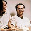 Einer flog über's Kuckucksnest : photo Jack Nicholson, Milos Forman