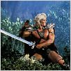 Masters of the Universe : photo Dolph Lundgren, Gary Goddard