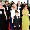 Oben : photo Bob Peterson, Charles Aznavour, Pete Docter, Tom Trouffier