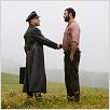 Inglourious Basterds : photo Christoph Waltz, Denis Ménochet, Quentin Tarantino
