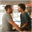 Real Steel : photo Evangeline Lilly, Hugh Jackman, Shawn Levy