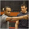 Real Steel : photo Hugh Jackman, Shawn Levy