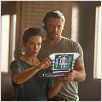 Real Steel : photo Evangeline Lilly, Hugh Jackman, Shawn Levy