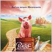 Schweinchen Babe in der großen Stadt : poster