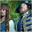 Pirates of the Caribbean: Fremde Gezeiten : photo Geoffrey Rush, Johnny Depp, Rob Marshall