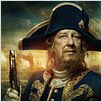 Pirates of the Caribbean: Fremde Gezeiten : poster Geoffrey Rush, Rob Marshall
