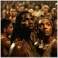 Matrix Revolutions : photo Andy Wachowski, Harold Perrineau, Lana Wachowski, Nona Gaye
