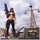 Machete : photo Ethan Maniquis, Michelle Rodriguez, Robert Rodriguez