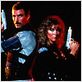 Runaway : photo Cynthia Rhodes, Michael Crichton, Tom Selleck